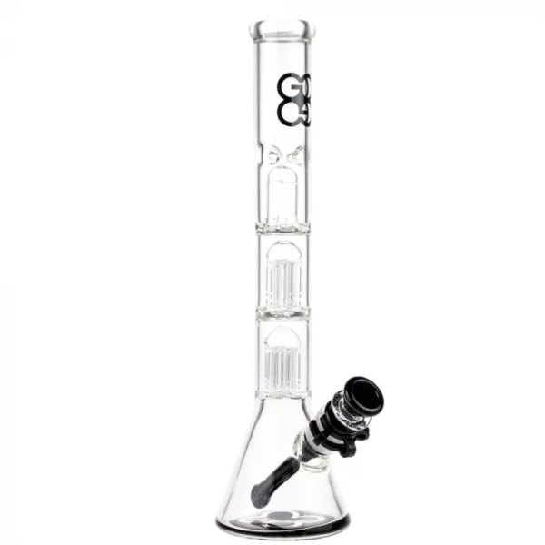 Glasscity Beaker Ice Bong with Double Tree Percolator